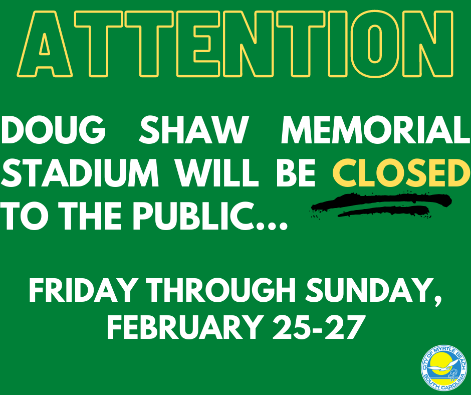 DOUG SHAW MEMORIAL STADIUM WILL BE CLOSED TO THE PUBLIC (3)